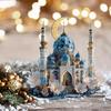 Transparent Castle Christmas Ornaments - Acrylic Decorations for Birthdays & Graduations