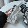 New 3D Flame Pattern Case for Samsung Galaxy S25 S24 S22 S23 Ultra Plus A56 A36 A26 A16 A55 A54 A06 A15 Hollow Slim Soft Cover