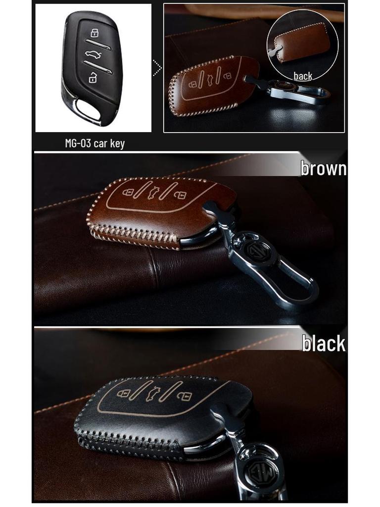 MG 5/6 Roewe Navigator GT Key Protection Cowhide Case - 3rd Gen ZS