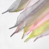 2.5CM Width Tulle Webbing Snow Shoelace Flat Silk Shoe laces Fit Sneakers Ballet Lace Chiffon Yarn Shoelaces Shoes Accessories
