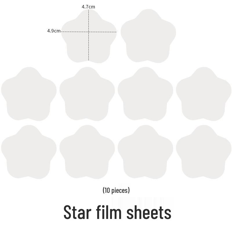 Poppy DIY Epoxy Resin Star Moon Double Layer Sand Keychain Silicone Mold