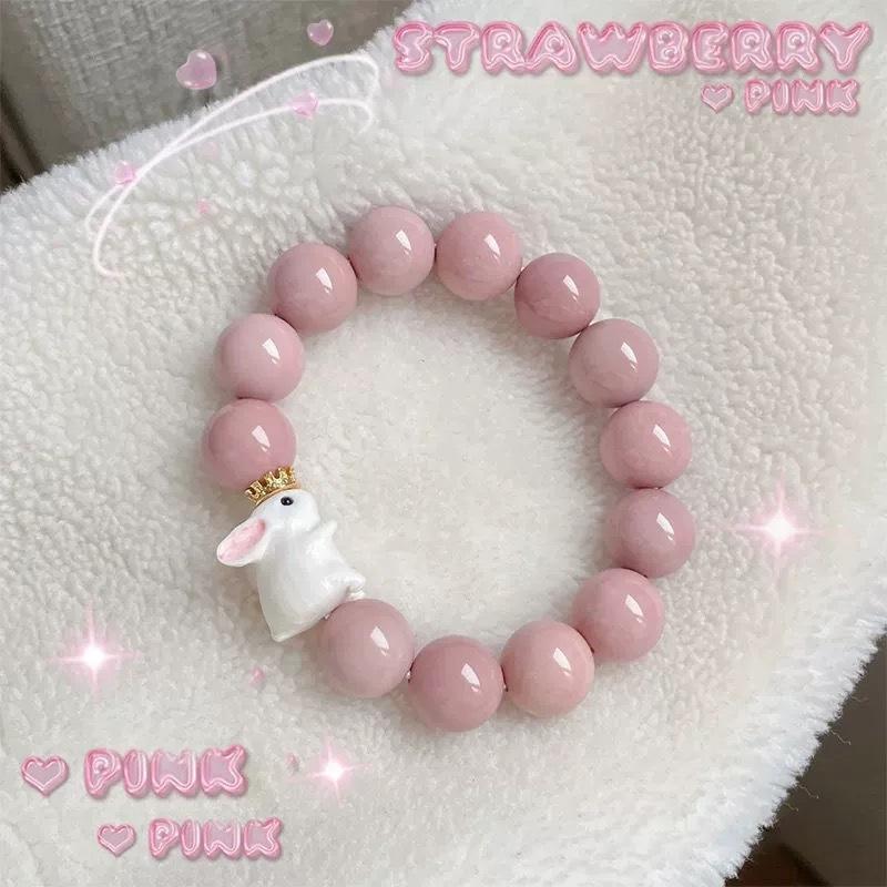 Color Woven Rope Beaded Cat Bracelet Women's New Niche Design High-end Bracelet Bracelet Gift