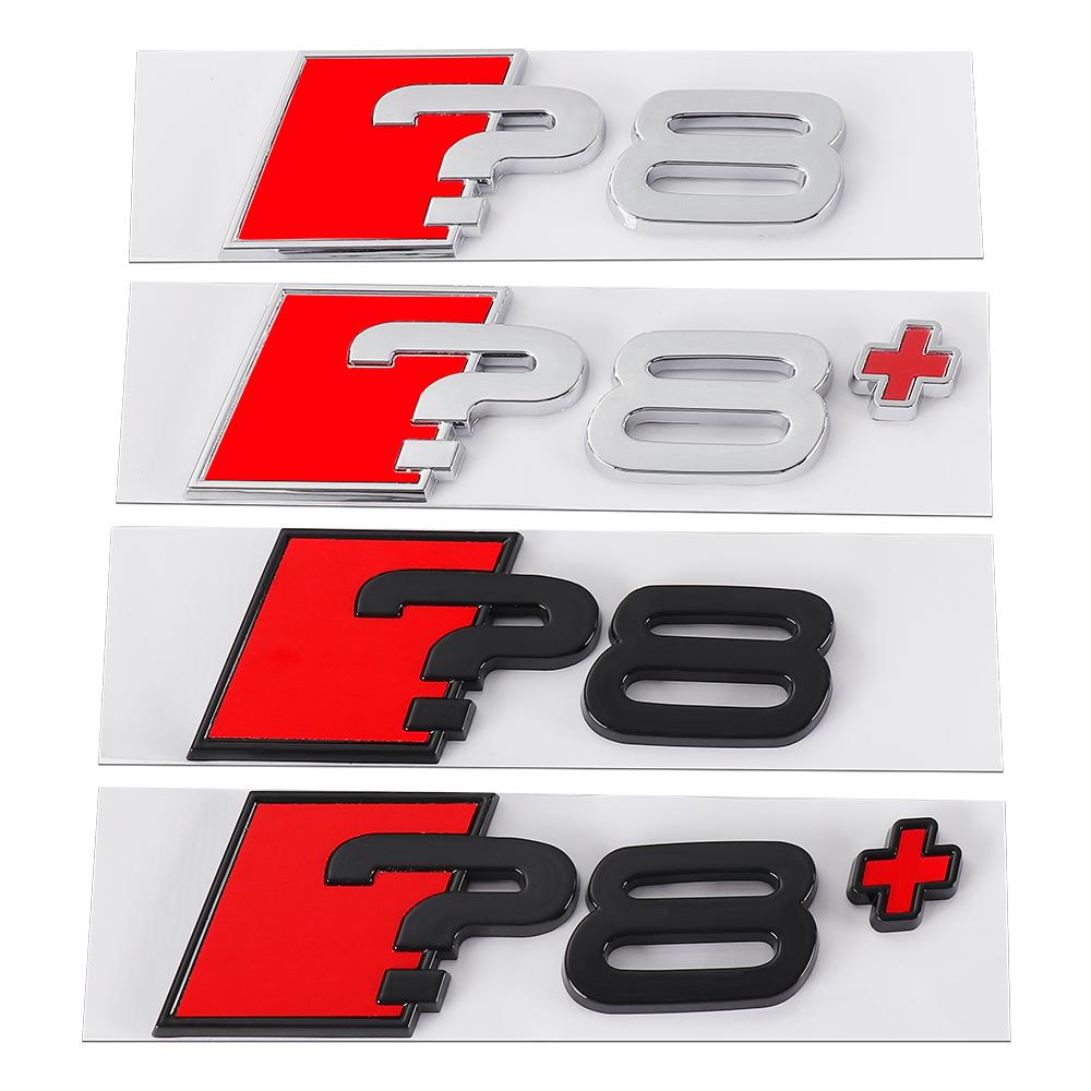 Car Body Rear Trunk Emblem Sticker Letters Auto Tail Badge Decals For S A3 A4 A5 A6 A7 A8 Q3 A4L A6L A8L B8 B9 8V QUATTRO RS3