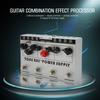 Guitar Multi-Effects Pedal with 8 Outputs, Guitar Combination Effects, Overdrive, Low Peak Mode, DC 9V Compatible, for Guitarists