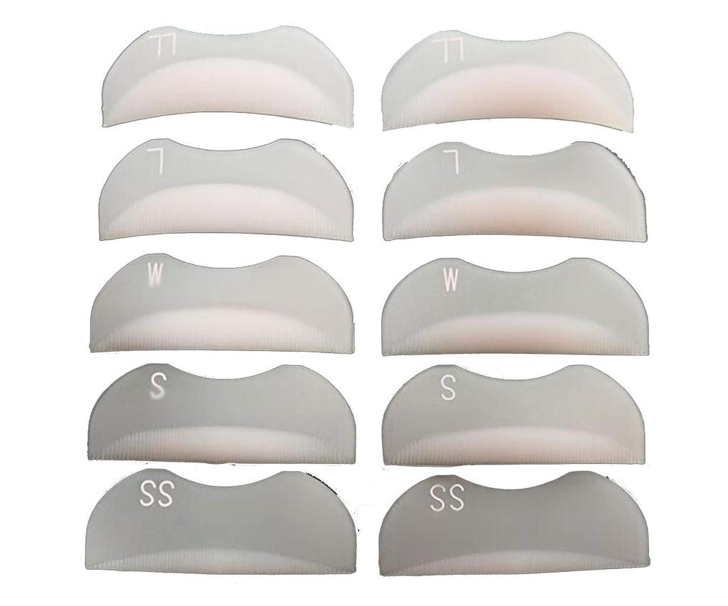 Perm Rod Set Eyelash Eyelash Eyelash Eyelash 3D Volume 3D 3D Eyelash Extensions Self-Eyelash Set, Type, 10-Piece (5 Sizes) - Kit, Lot, Perm, Curl,