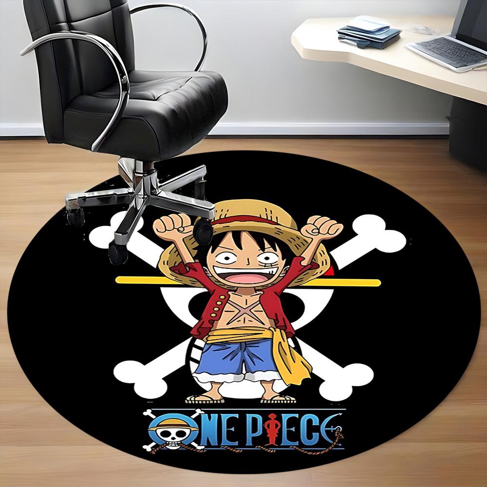 1pc One Piece Office Round Area Rug, Under Office Chairs Bedroom Living Room Home Decor a1022201