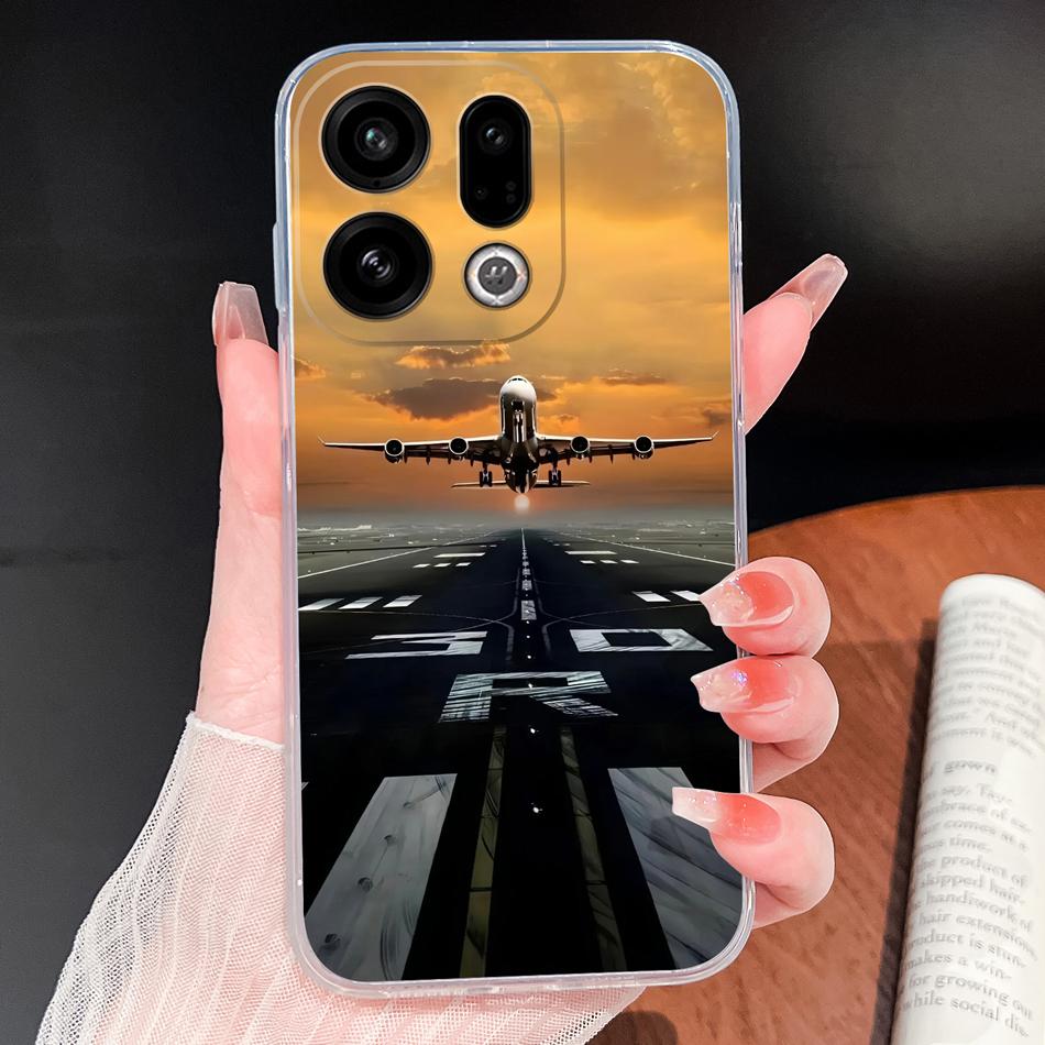For Oppo Find X9 X8 X7 Pro Phone Cover Lovely Animal Cartoon Soft TPU Clear Silicone Case For Oppo Find X7 Ultra X 9 X 8 Bumper