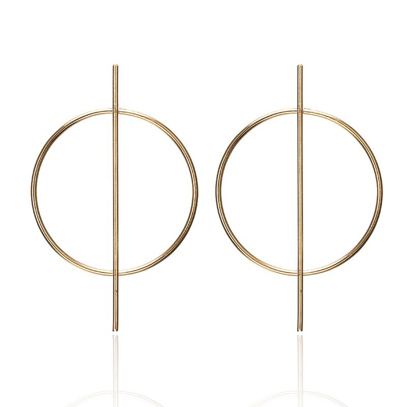 Statement Earrings For Women Geometric Metal Female Dangle Earrings Trendy Jewelry Accessories
