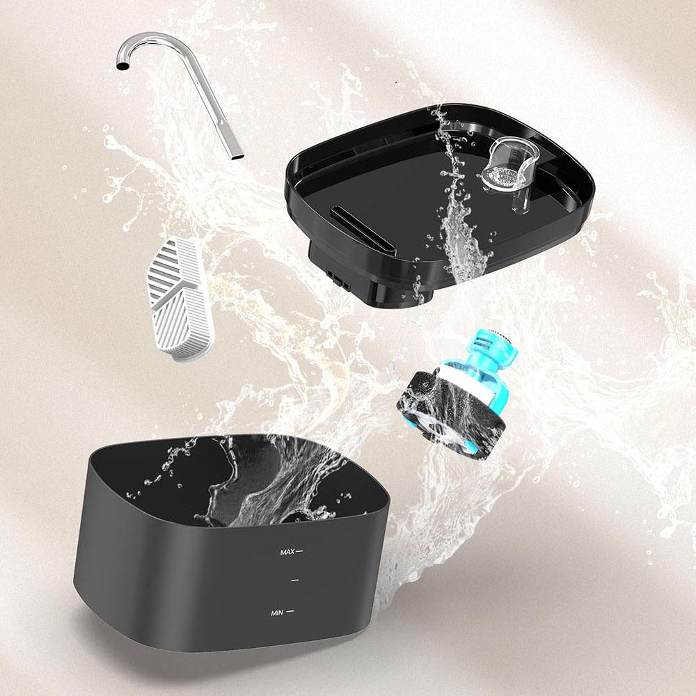 2.5L 5V USB Automatic Cat Dog Water Fountain With Faucet Dog Water Dispenser Transparent Filter Drinker Pet Sensor Drinking Bowl