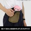 2D Cospa Camp SEASON Silhouette Bike Shima Rin Mini Shoulder Pouch BLACK [Official] "Laid-Back 3"