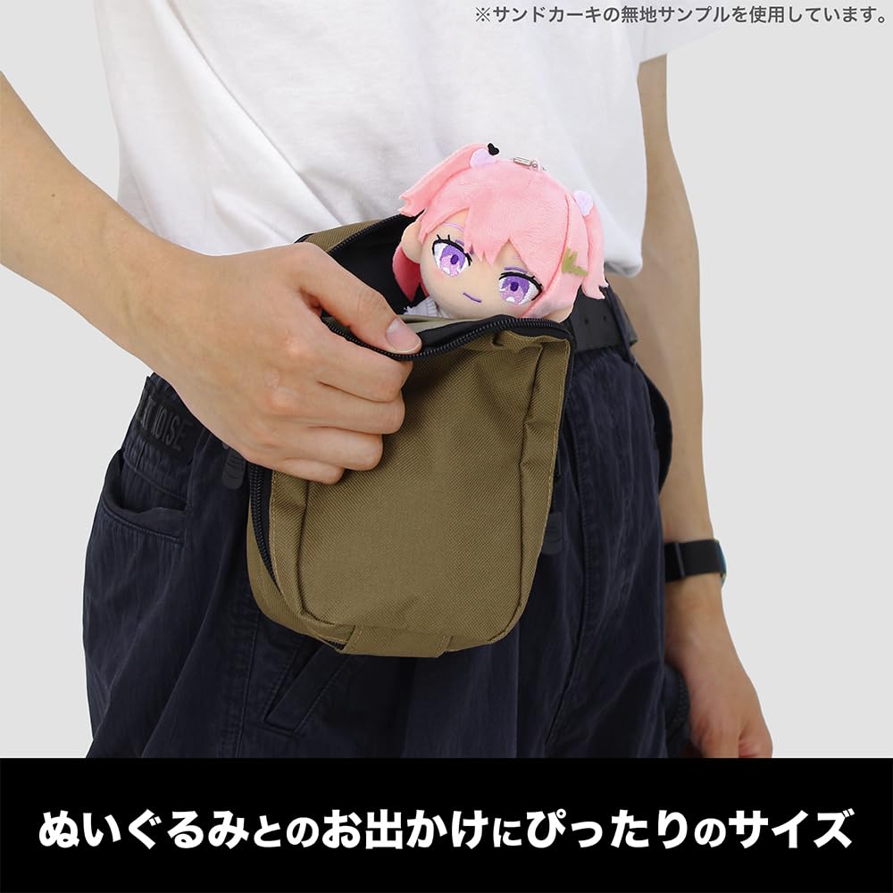 2D Cospa Camp SEASON Silhouette Bike Shima Rin Mini Shoulder Pouch BLACK [Official] "Laid-Back 3"