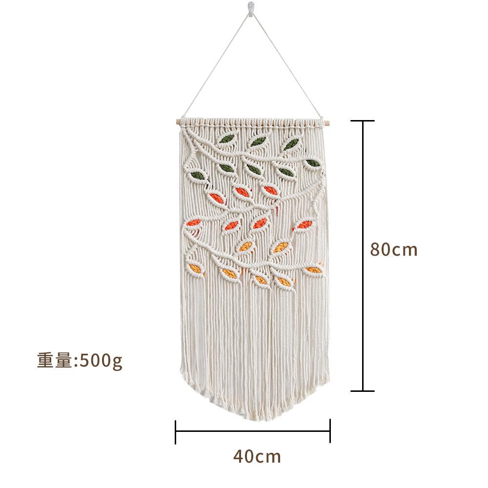 Woven Macrame Tapestry Room Decor Boho Home and Decoration for Bedroom Livingroom Wall Art Aesthetics Decorating Items