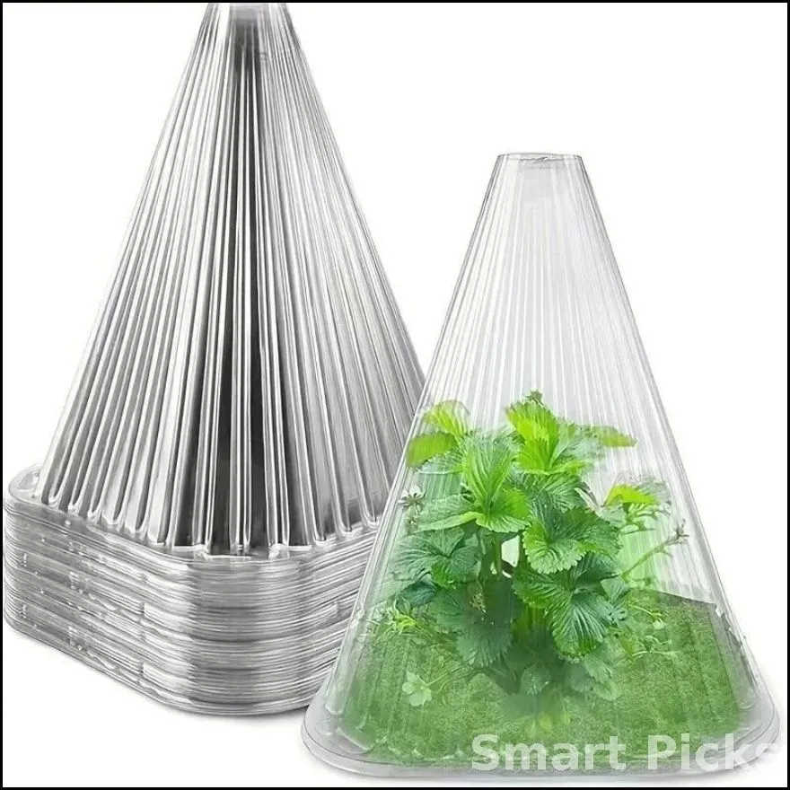 

Plant Protective Cover for Seedlings 20cm Height Garden Plant Heat Retention Greenhouse Cover Plant Growing Shelter One size