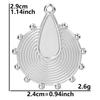 100% Stainless Steel Heart Cross Star Moon Charms For Jewelry Making Diy Stone Crystal Enamel Connector Metal Pendant Accessorie