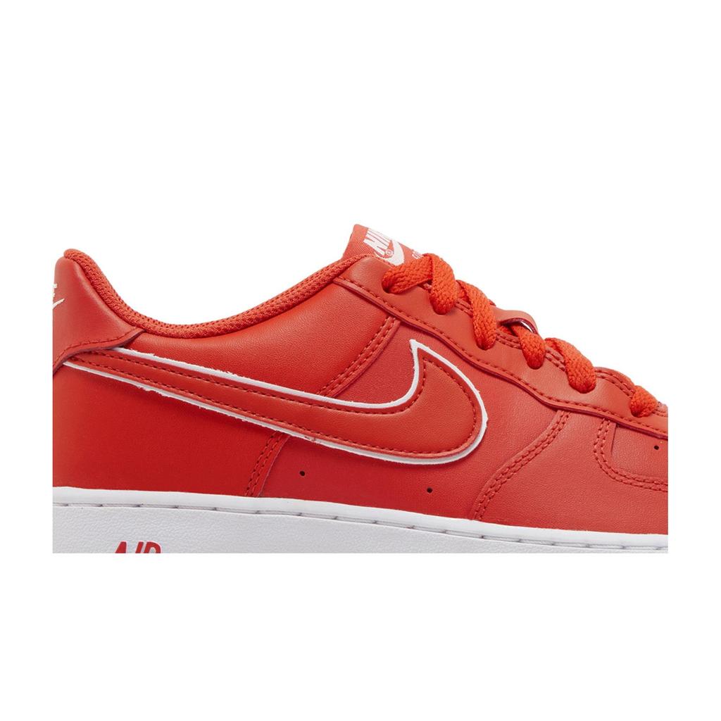 Nike Air Force 1 Grade School 'Picante Red' (Unisex) Picante Red / White / Picante Red Kids' Skateboarding Shoes DX5805 600