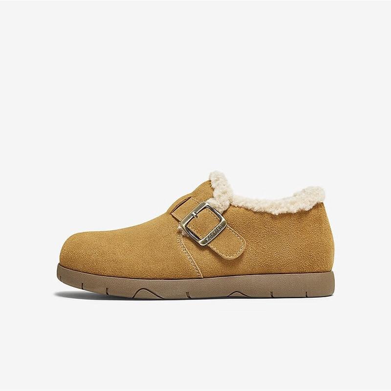 BASTO Women s Winter Plush Lined Fashion Casual Flat Shoes D3565DM5 37