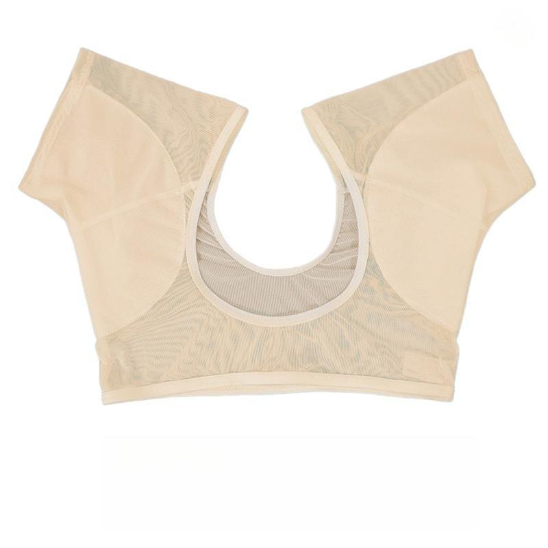 Almofadas de suor nas axilas, camiseta feminina, formato de axila, almofadas de suor reutilizáveis, laváveis