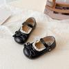 Girls' Stylish Soft Sole Leather Loafers - Spring/Autumn Princess Shoes, Korean Style Baby Walking Shoes