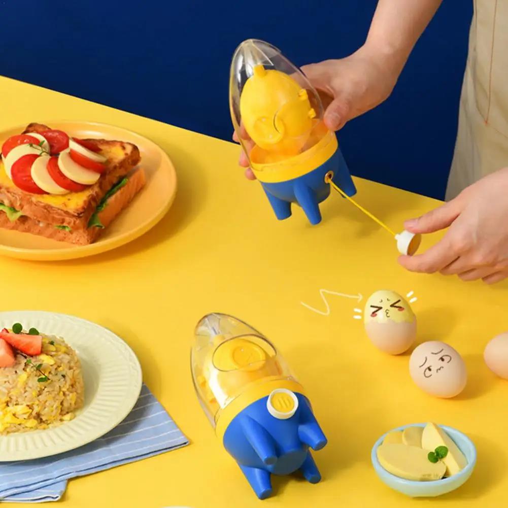 New Egg Scrambler Homogenizer Egg Mixer Pulling Rope Golden Egg Maker Household Kitchen Tool Kitchen Gadgets 2