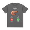 Shrim sta chiamando Divertente Gamberetto Meme Maglietta Unisex Abbigliamento Donna Moda Harajuku Magliette a Manica Corta Magliette Casual in Cotone Top