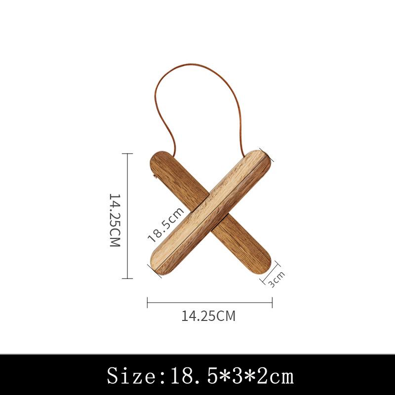 Wood Heat-insulated Pot Cushion Dining Table Hanging Thickened Casserole Cushion Foldable Heat-resistant Dining Plate Cushion