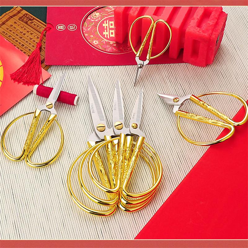 Stainless Steel Sewing Scissors Cutter Tailor Fabric Cutter Sewing Embroidery