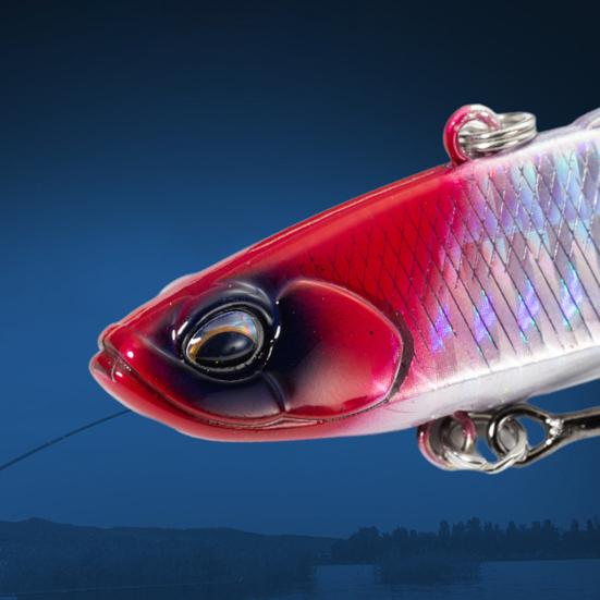 7CM/15.5G VIB Fishing Lure with Hooks Long Casting Hard Artificial Bait Freshwater Saltwater Trout Bass Walleye Fishing Accessories
