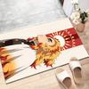 Rengoku Kyoujurou Polyester Carpet, Soft Indoor Mat for Office Chair, Living Room, Computer Desk - Decorative Home Office Rug Design