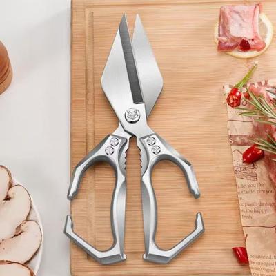Forbici da Cucina Lame in Acciaio Inossidabile Forbici Multifunzione per Cucinare Robuste con Impugnatura Ergonomica