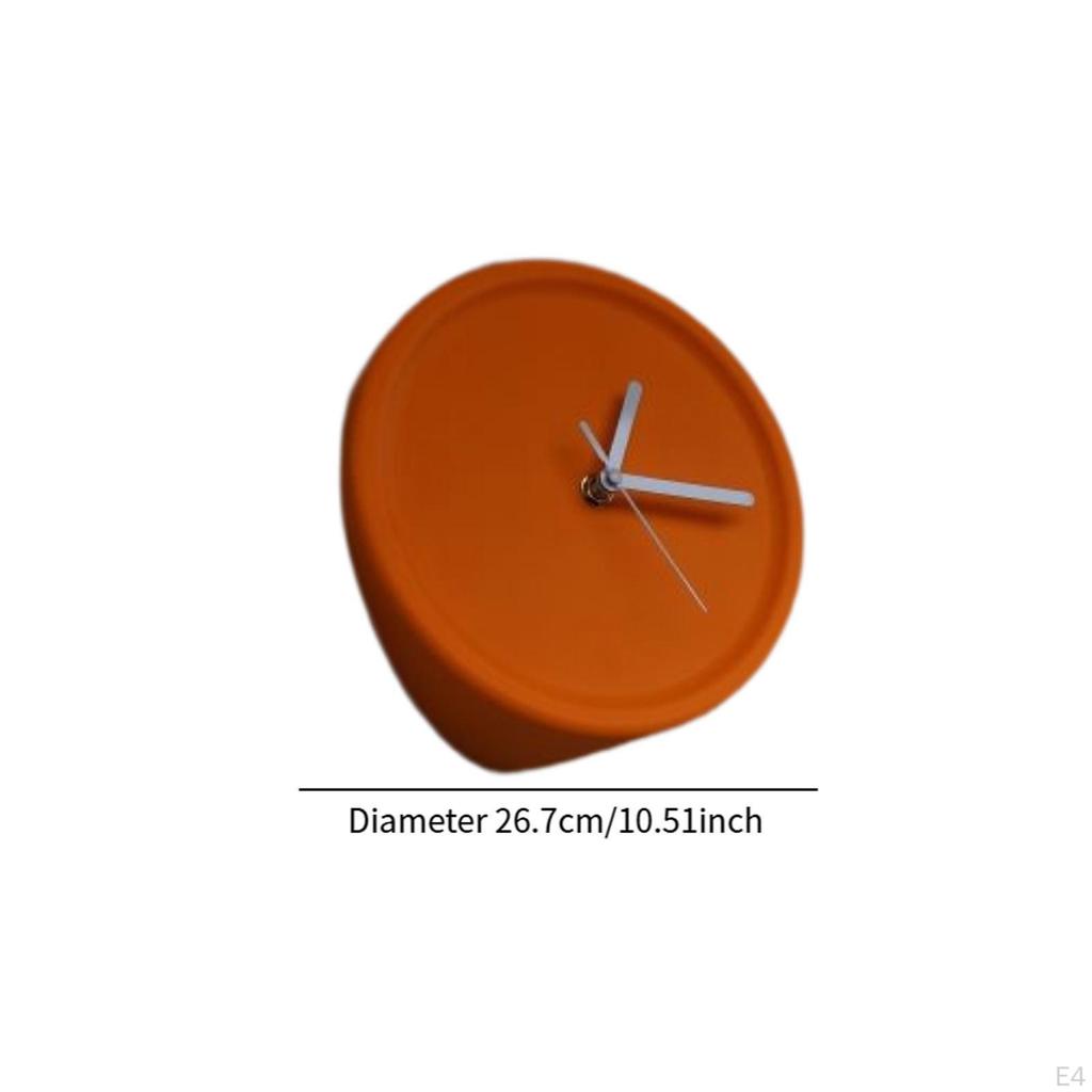 Inside Corner Wall Clock Decorative Artistic Ornament Decoration for Dorm Dining Room