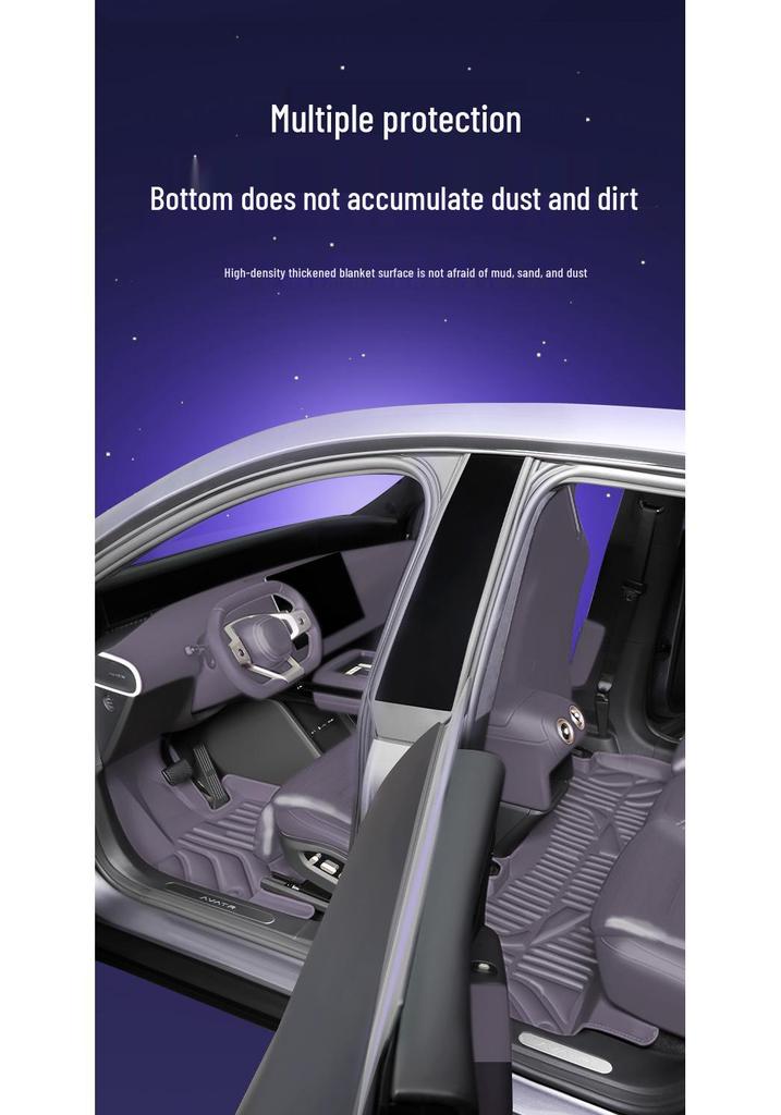 Eco-Friendly Double-Layer Leapmotor Lafa5 Floor Mats: Waterproof & Dustproof Car Interior Accessories