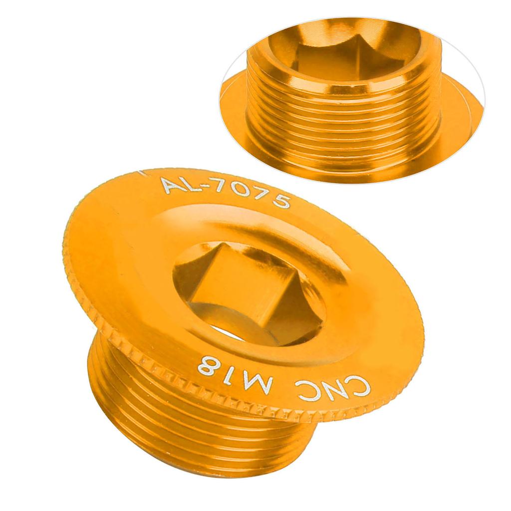 2pcs Crank Cover Screw Dustproof Waterproof Aluminum Alloy Parts for Prowheel Hollow Integrated Crankset
