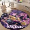 Personalized K-KPop Demon Hunters Round Chair Office Rug - Perfect for Mat, Office Chair & More - Ideal Gift for Birthdays and Holidays