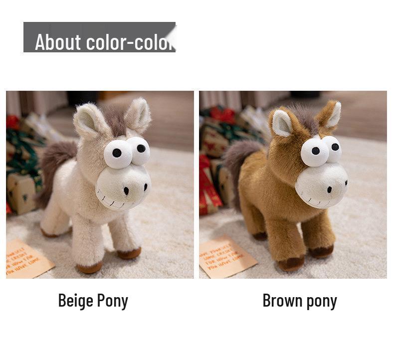 Year of the Horse Zodiac Plush Doll - Hanhan Fun Mascot Toy for Kids