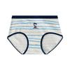 Girls' Mid-Rise Soft Cotton Jacquard Underwear with Antibacterial Crotch - Cute Puppy Design, Breathable & Skin-Friendly (10A)