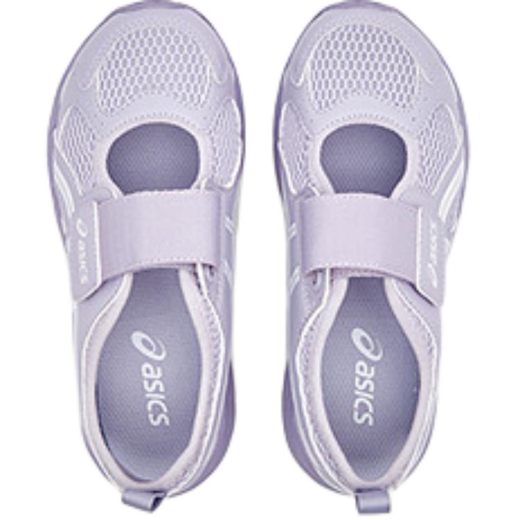 Asics Synthetic Leather Fabric Running Kids Contend MJ PS Series Comfortable Versatile Low-Top Sandals Kids Sandals Purple 1014A383-500