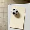 Creative Soccer 3D Fridge Magnet Realistic Football Pattern Souvenir Home Refrigerator Decor for Party Favor