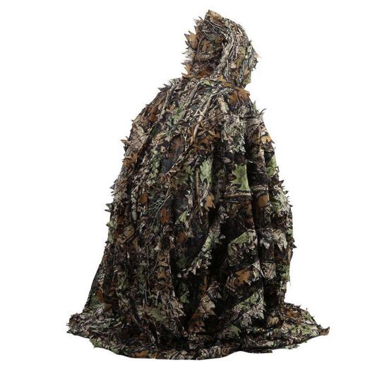 Hunting Clothes 3D Maple Leaf Sniper Coat Bionic Camouflage Clothing Jacket for Shooting