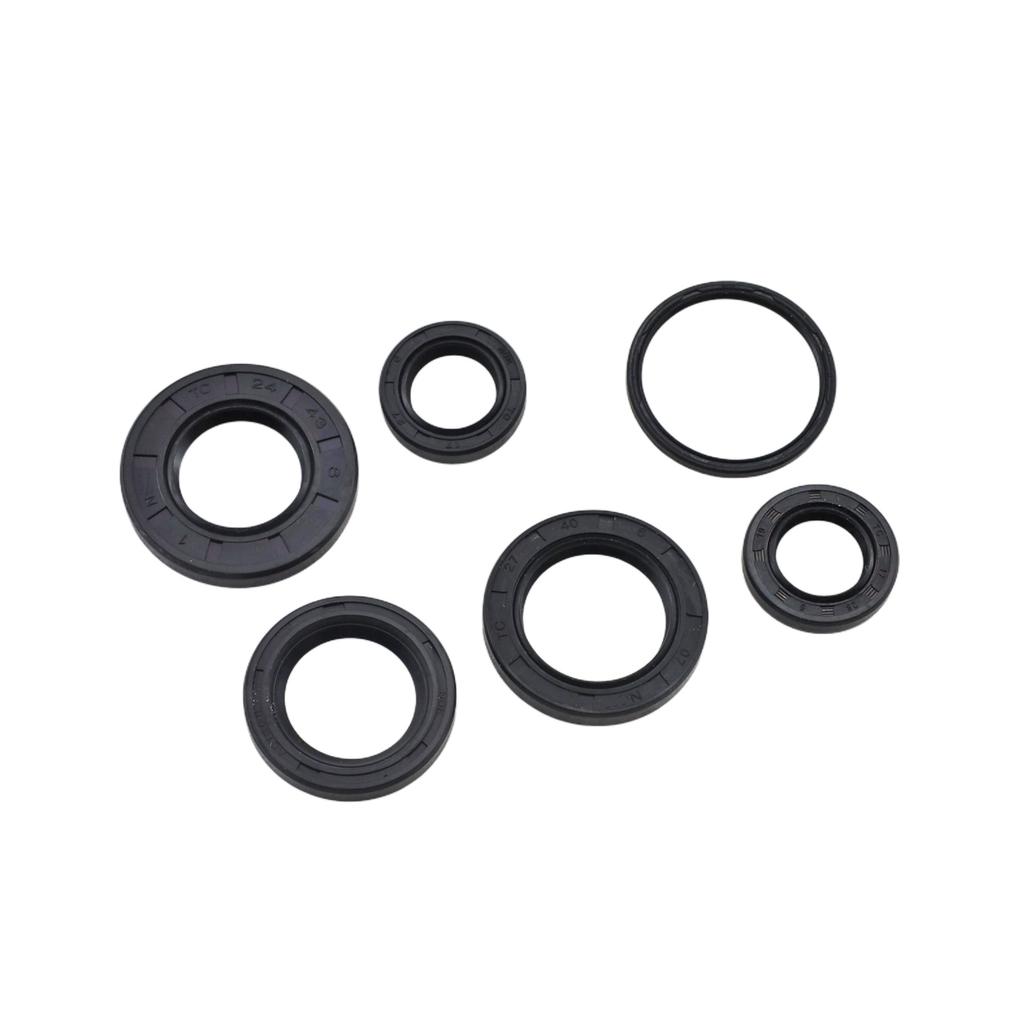 Scooter Moped AG50 AG100 V100 Full Complete Engine Oil Seal Rubber Crankshaft Gear Shaft Seal for Suzuki 50cc 100cc AG 100 Parts