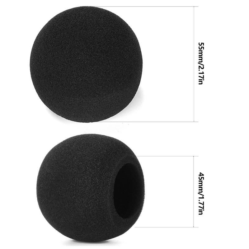 Universal Microphone Windscreen Strong Microphone Foam Cover Suitable for 58 SM48 Professional Vocal Recording