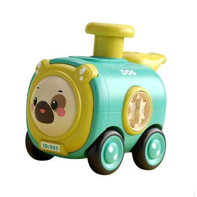 Animal Cars Toy Ejection Inertial Car Motor Skill Frication Powered Rotate and Go for