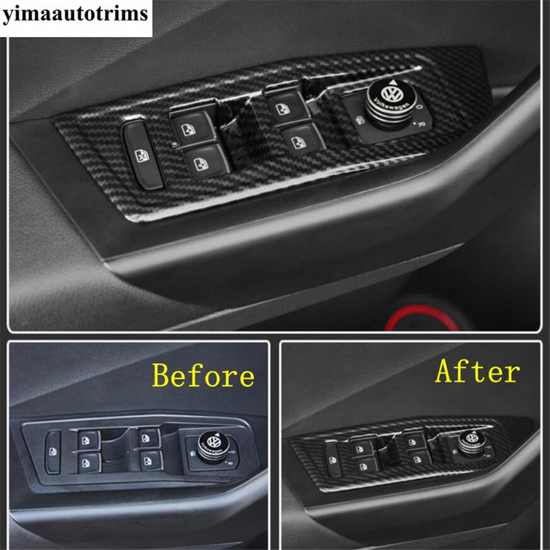 Shift Gear Panel Water Cup / Speaker / Window Lift /Pillar A Frame Cover Trim For Volkswagen T-Roc T Roc 2018 - 2025 Accessories