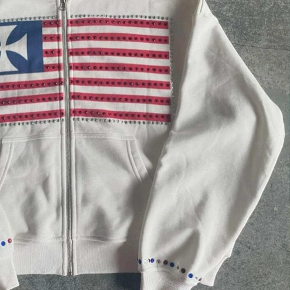 STREETRICH  New Design Women Hoodie Harajuku Y2k Loose Sweater with Zipper