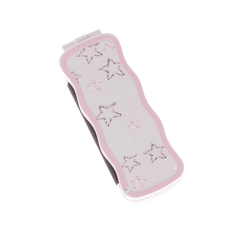 Mini-Haarbürste, faltbarer Massagekamm, Kopfmassage, antistatisch, tragbare Reise-Haarbürste, Mädchen-Haarkämme mit Spiegel