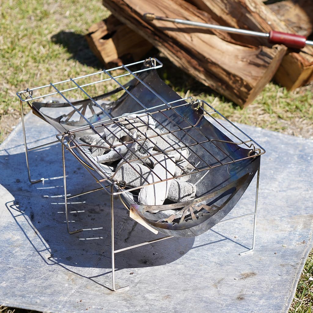 Belmont TABI Fire Pit Grill Made in BM-246 (with Extension) Japan, Tsubame-Sanjo