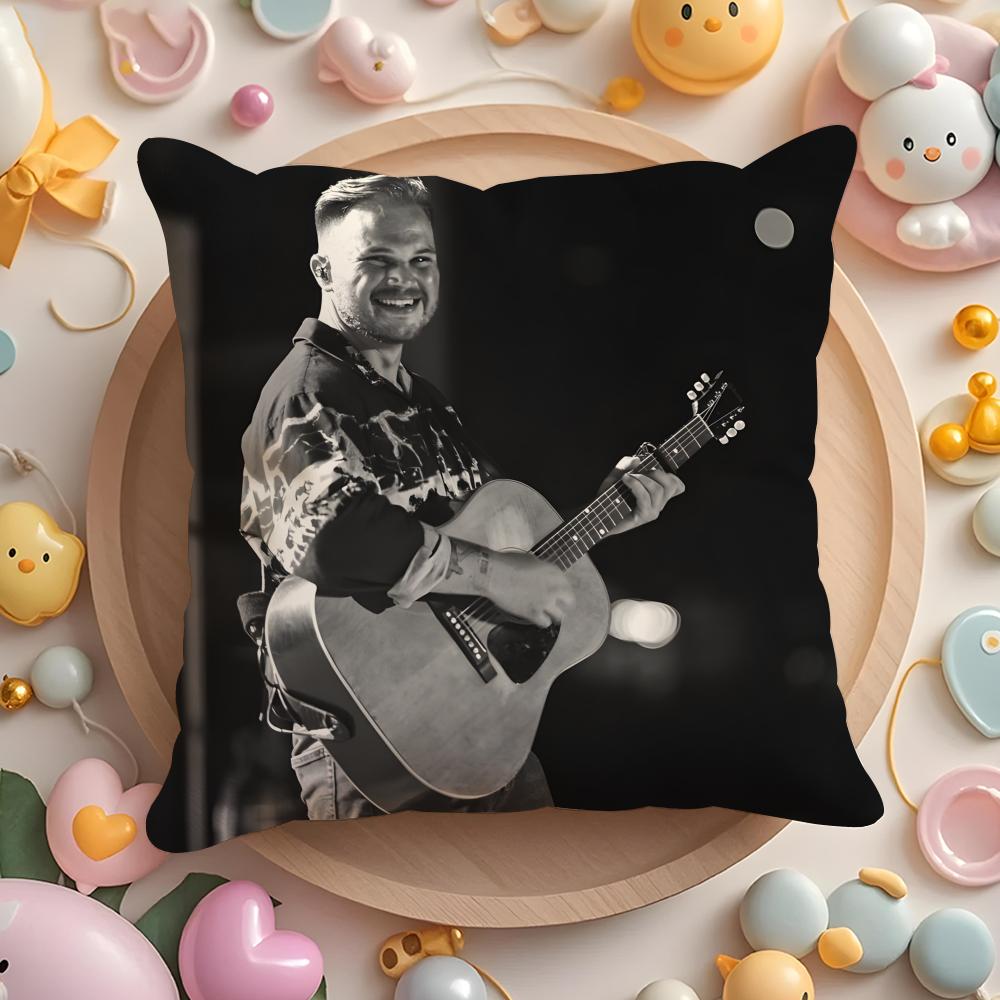 Singer-songwriter Z-Zach Bryan Cushion Cover Home & Car Multi-Scene Pillow Cover - Reversible, Soft & Durable for Daily Use