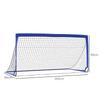Set of 2 Football Goal Net 6 x 3 ft Foldable Outdoor Sport Training Teens Adults Football with Carrying Bag Blue