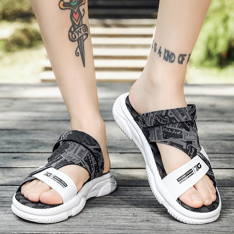 Casual Flip-flops Men's Summer Non-slip Outdoor Sandals Light Fashion Comfortable Men's Shoes Beach Walking Flip-flops