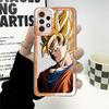 Clear Phone Cover Case for Samsung Galaxy A50 A72 A31 A52 A21s A52s A32 A71 A12 A51 A16 A17 Cool Dragon-Ball Goku