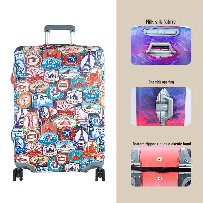 Waterproof Wear-Resistant Elastic Suitcase Protective Cover